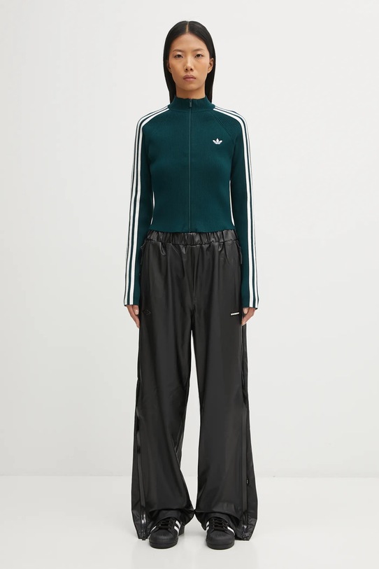adidas Originals cardigan Slim Knit Tt green JY2599