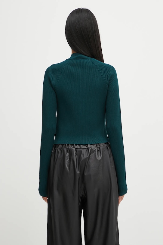 Odzież adidas Originals kardigan Slim Knit Tt JY2599 zielony