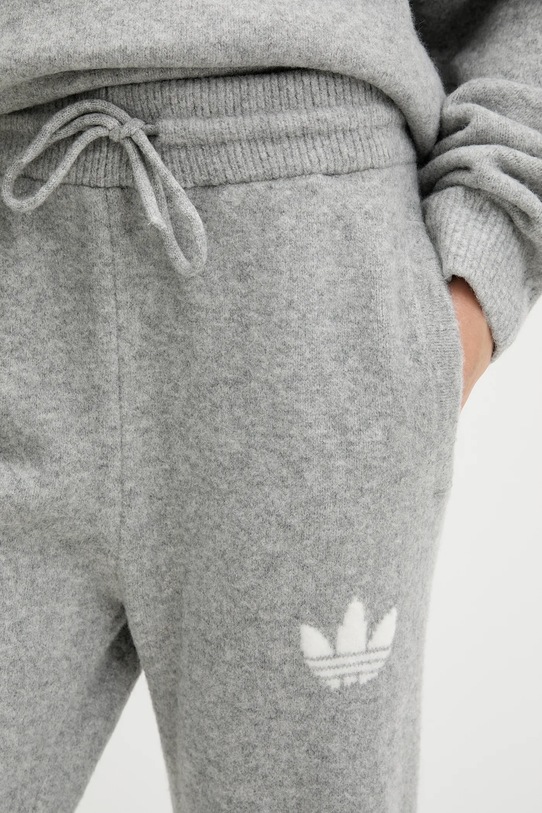 Ρούχα Φούτερ με μείγμα από μαλλί adidas Originals Knitted Pants KF2534 γκρί