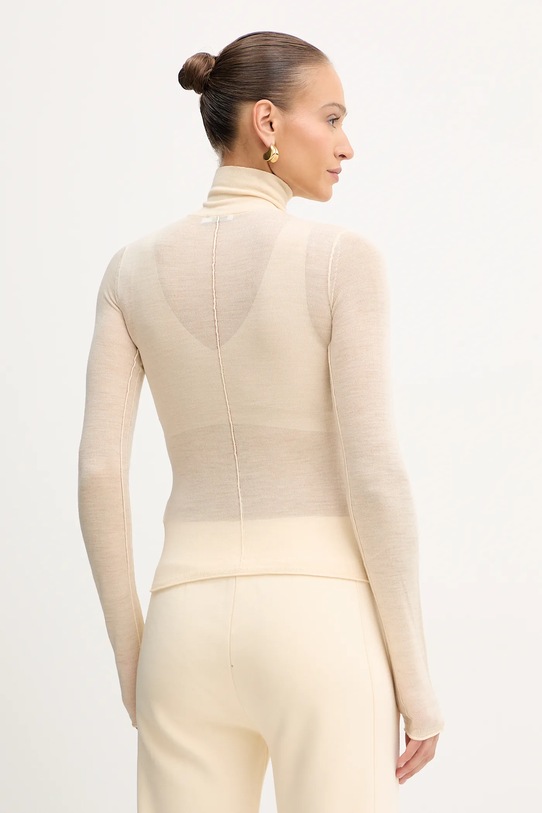 Oblečenie Vlnený sveter Patrizia Pepe 2K0347.K034 béžová