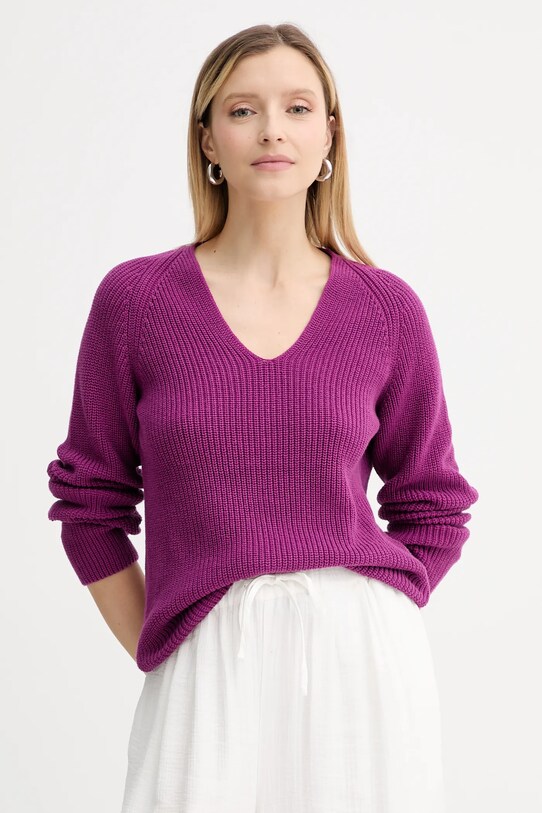 Marc O'Polo sweter bawełniany bawełna różowy 506605960097