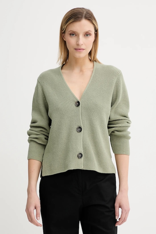 Bavlněný kardigan Marc O'Polo bavlna zelená 506605961069