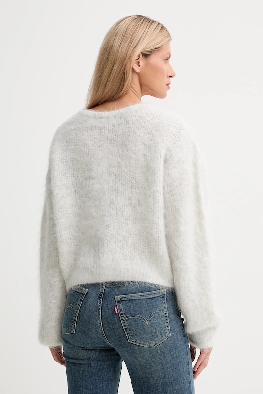 Odzież American Vintage sweter wełniany NIB18A szary