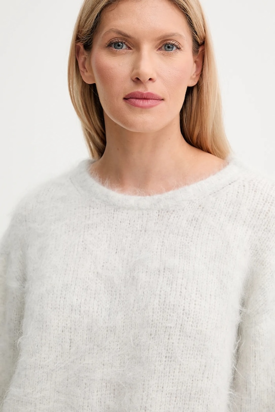 American Vintage sweter wełniany szary NIB18A