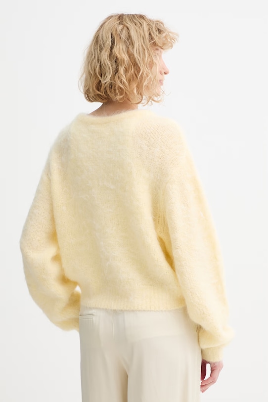 Oblečenie Vlnený sveter American Vintage NIB18A žltá