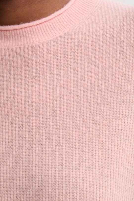 American Vintage sweter z wełną RAX18H różowy