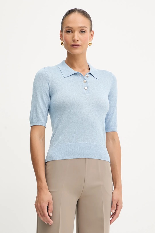 Pulover Liu Jo tanka plava UF5278.MA76Q