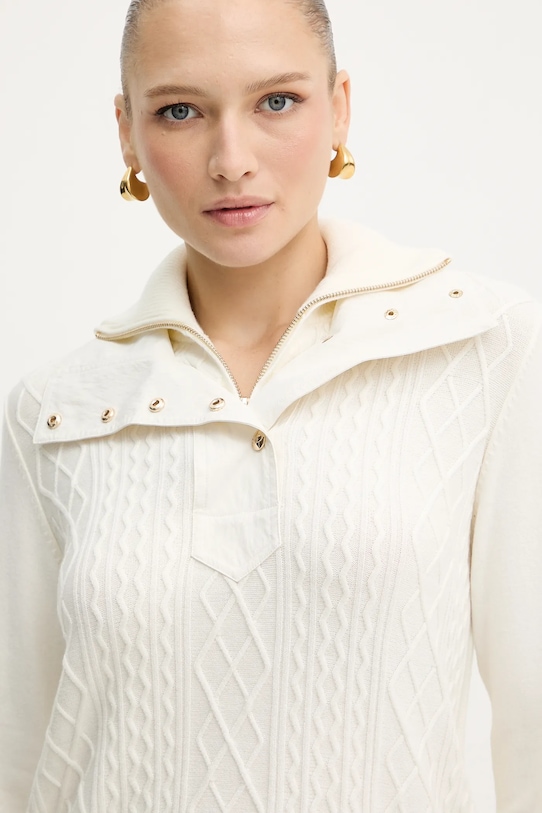 Πουλόβερ Liu Jo μπεζ TF5039.MS75L