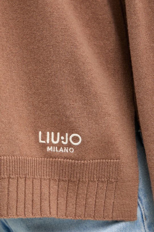 Vlněný svetr Liu Jo TF5180.MS026 hnědá