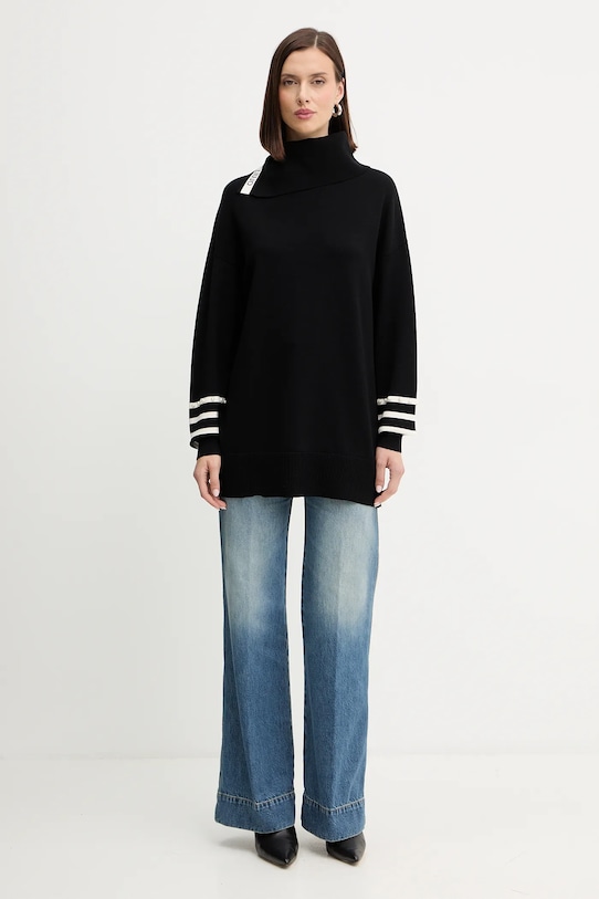 Liu Jo sweter TF5218.MS63L czarny AW25