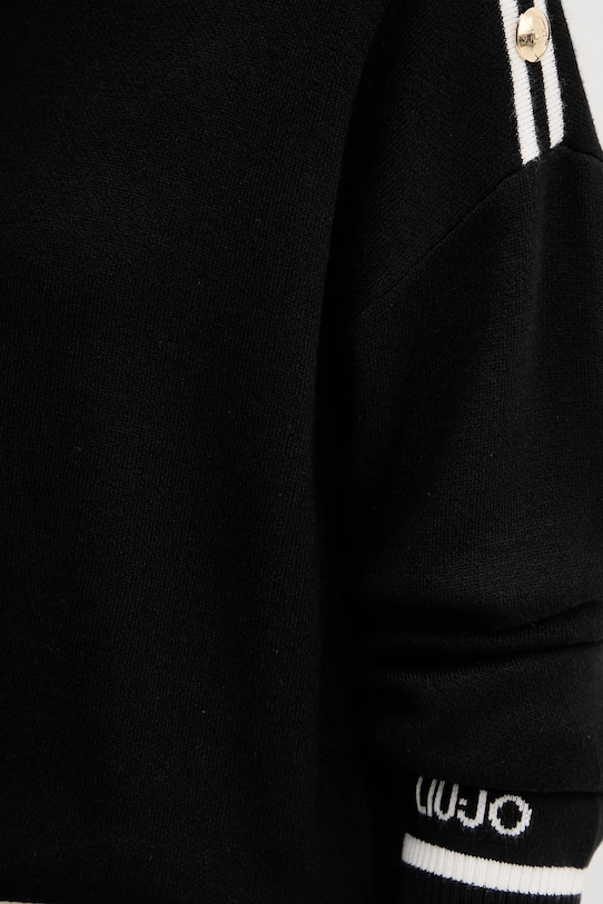 Liu Jo sweter z domieszką jedwabiu TF5230.MS59L czarny