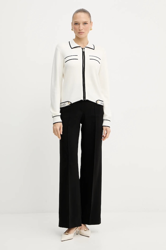 Ζακέτα με μείγμα μετάξι Liu Jo TF5250.MS59L μπεζ AW25