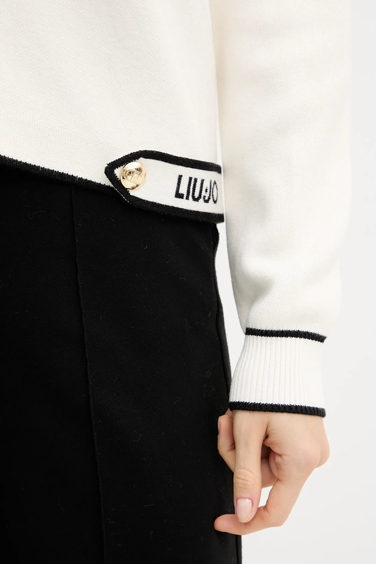 Ζακέτα με μείγμα μετάξι Liu Jo TF5250.MS59L μπεζ