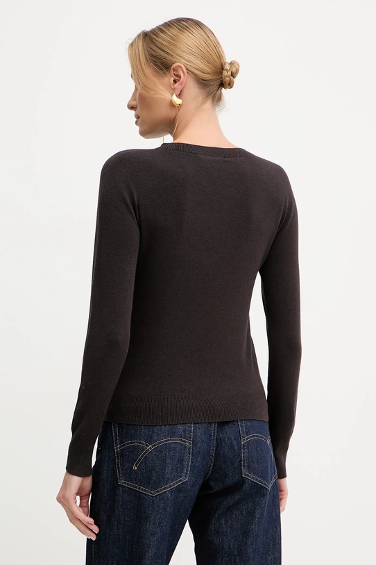 Odzież Ermanno Scervino sweter 57TM047EP2 brązowy