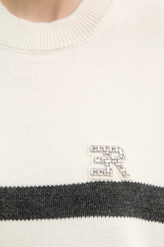 Ermanno Scervino sweter wełniany 57TM066EA5AP beżowy