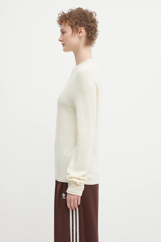 Шерстяной свитер Lacoste AF4160 бежевый AW25