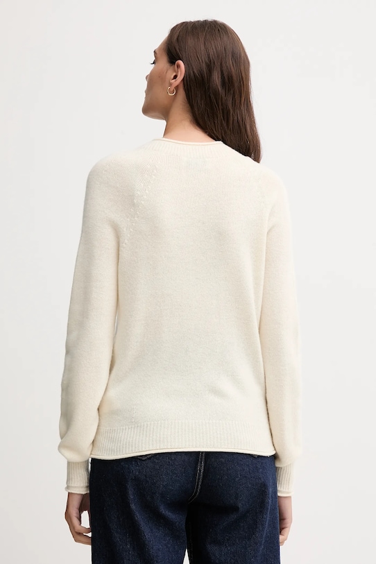 Îmbrăcăminte Lacoste pulover de lână AF4160 bej