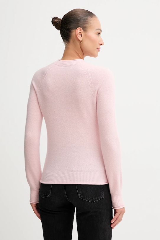 Odzież Lacoste sweter wełniany AF4160 różowy