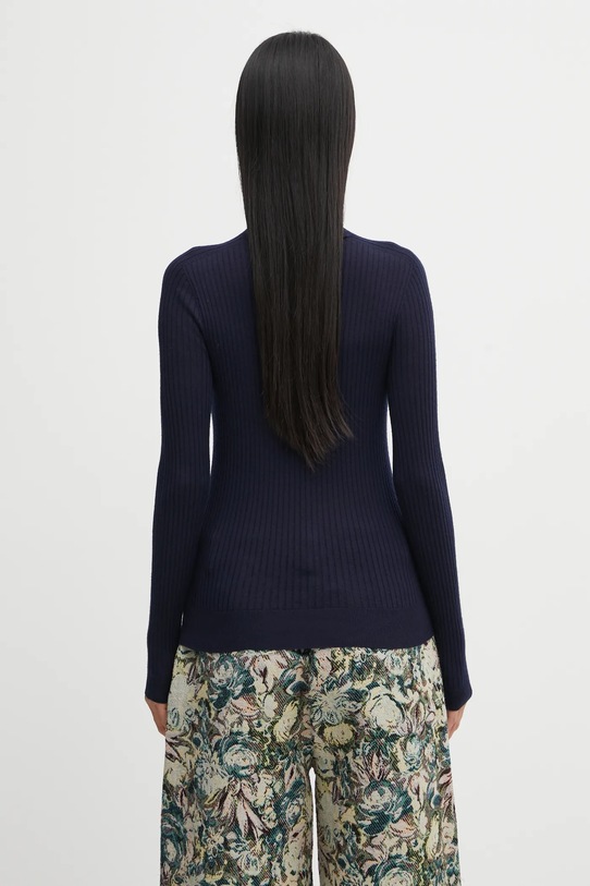 Odzież Lacoste sweter wełniany AF4189 granatowy