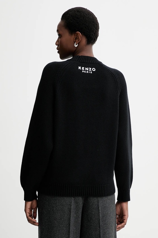 Îmbrăcăminte Kenzo pulover din amestec de lână FF62PU7193LA negru