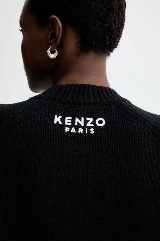 Kenzo pulover din amestec de lână FF62PU7193LA negru