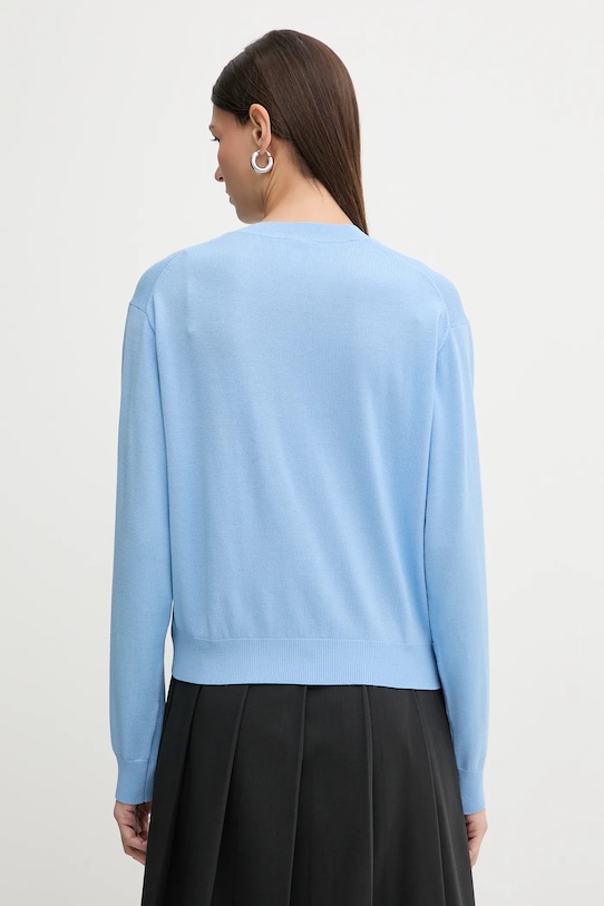 Odzież Kenzo kardigan wełniany FF62CA7203LB niebieski