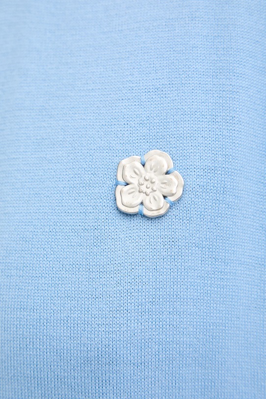 Kenzo kardigan wełniany FF62CA7203LB niebieski