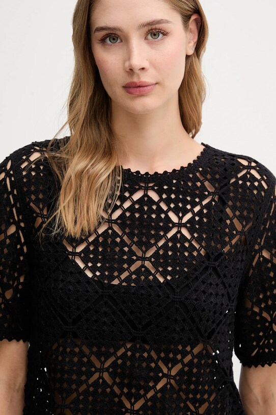 Dkny t-shirt czarny P5ESAX26