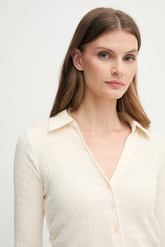 Dkny cămașă DJ5T1385 bej