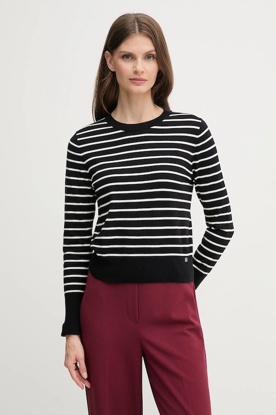 Dkny pulover subtiri negru DJ5R0655