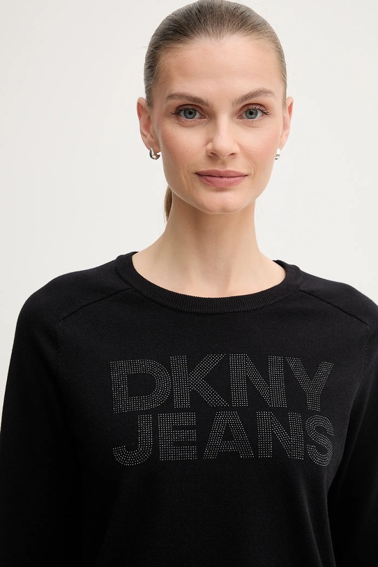 Пуловер Dkny черен DJ4R0454