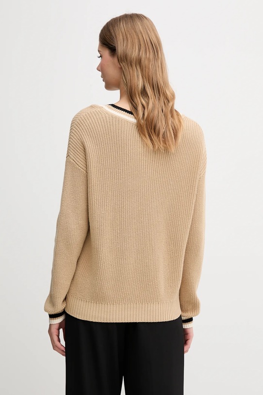 Odzież Dkny sweter bawełniany DJ5R0730 beżowy