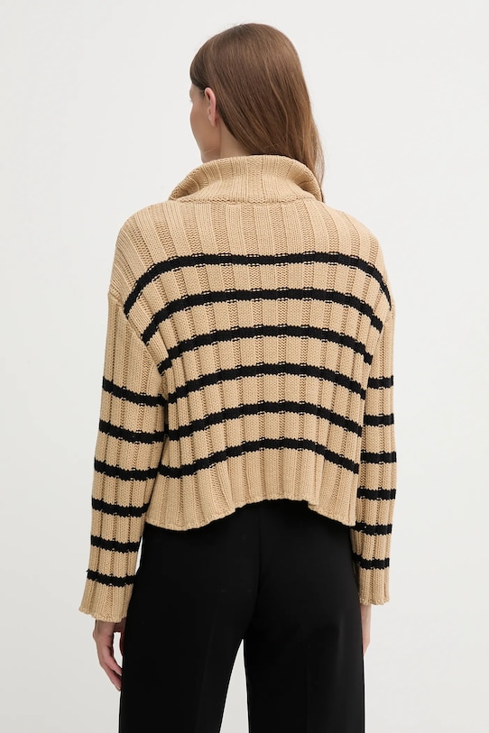 Oblečenie Bavlnený kardigán Dkny DJ5R0614 béžová