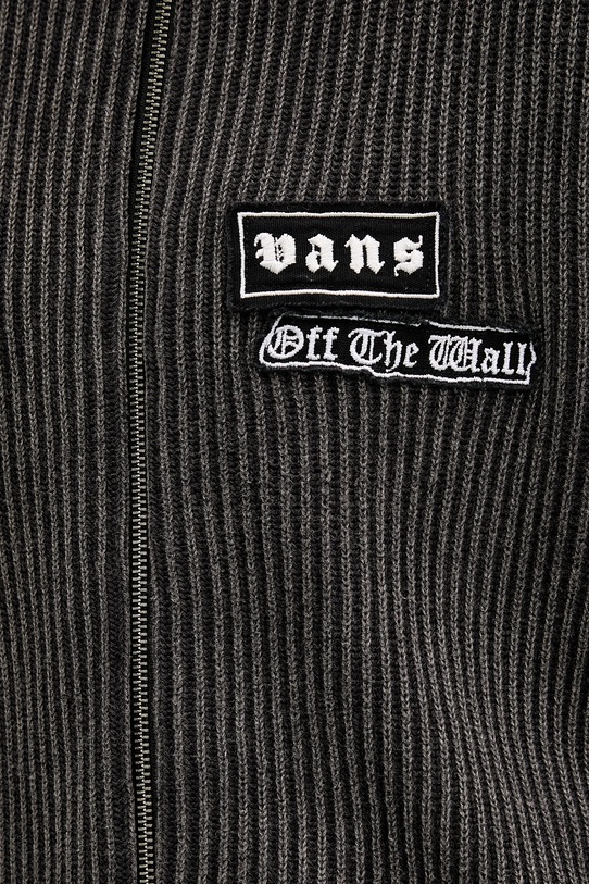 Bombažna jopica Vans VN000Q2ABLK1 siva