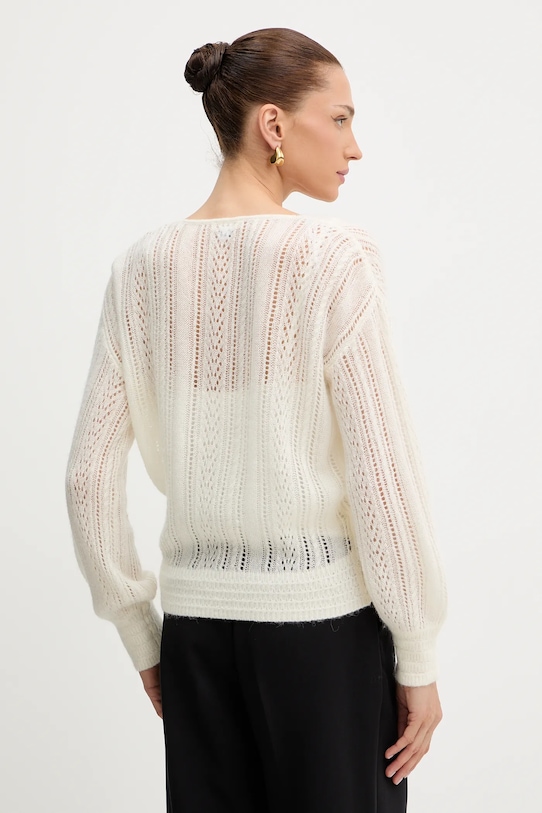 Odzież Guess sweter z dodatkiem wełny IZABELLA W5BR90.Z3HQ0 beżowy