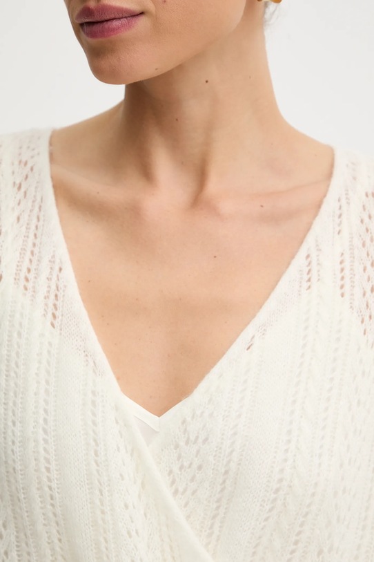 Guess sweter z dodatkiem wełny IZABELLA W5BR90.Z3HQ0 beżowy