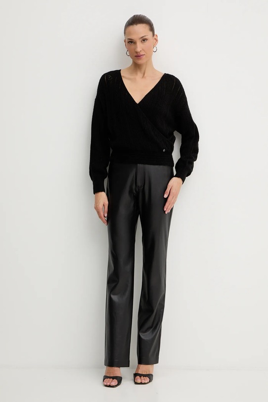 Guess sweter z dodatkiem wełny IZABELLA W5BR90.Z3HQ0 czarny AW25