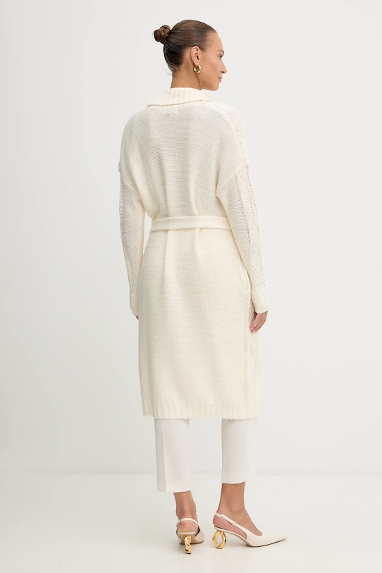 Oblečení Kardigan s příměsí vlny Guess NATHALIE W5BR76.Z4152 béžová