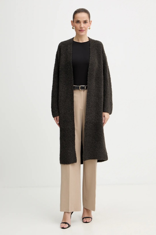 Guess kardigan z domieszką wełny BENIKO W5BR54.Z0702 szary AW25