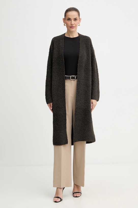 Guess kardigan z domieszką wełny BENIKO W5BR54.Z0702 szary AW25