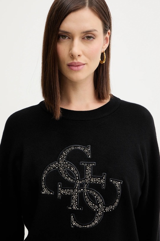 Guess pulover SYLVIE negru W5BR42.Z26I2