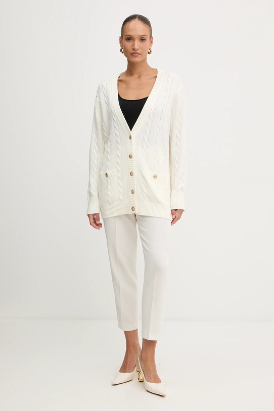 Guess kardigan z dodatkiem wełny ELSA W5BR37.Z1192 beżowy AW25