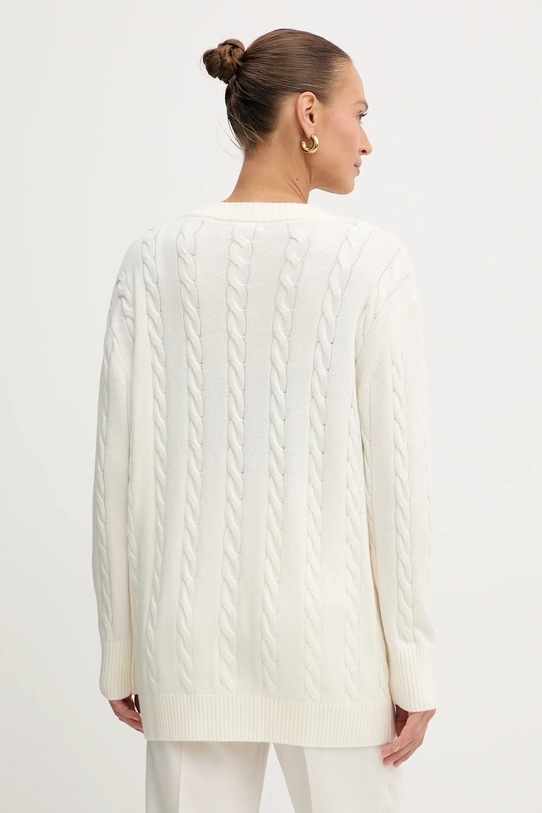 Odzież Guess kardigan z dodatkiem wełny ELSA W5BR37.Z1192 beżowy