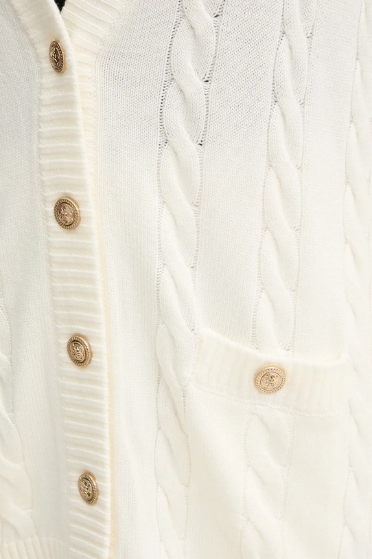 Guess kardigan z dodatkiem wełny ELSA W5BR37.Z1192 beżowy