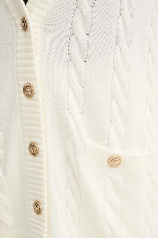 Guess kardigan z dodatkiem wełny ELSA W5BR37.Z1192 beżowy