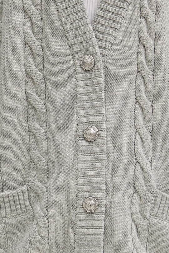 Guess kardigan z dodatkiem wełny ELSA W5BR37.Z1192 szary