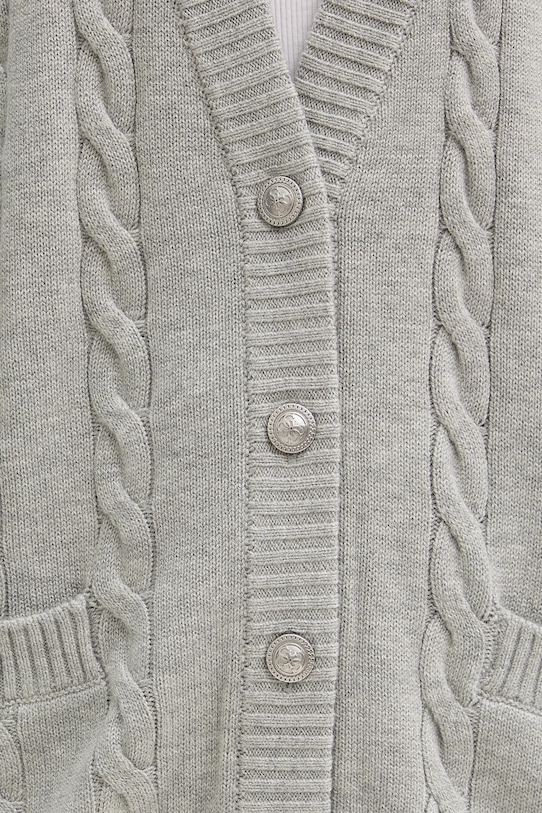 Guess kardigan z dodatkiem wełny ELSA W5BR37.Z1192 szary