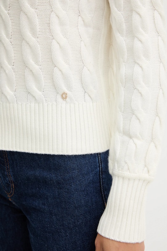 Πουλόβερ με προσθήκη μαλλιού Guess ELSA W5BR30.Z1192 μπεζ