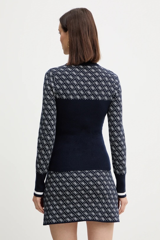 Îmbrăcăminte Guess pulover din amestec de lână AUBREY W5BR24.Z3JD2 bleumarin