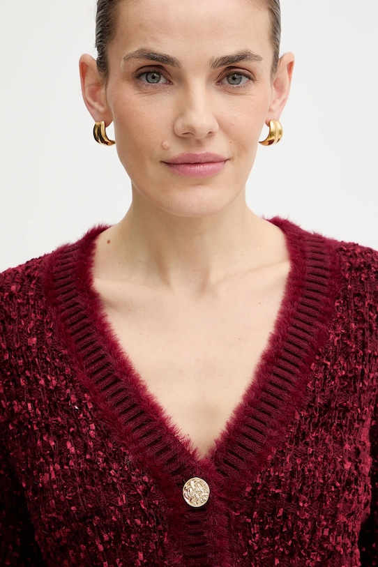 Guess kardigan AOMORI bordowy W5BR0E.Z4090